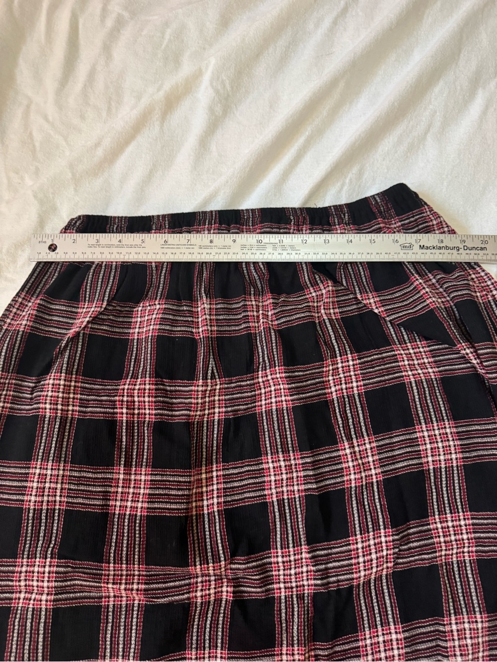 J. Jill Black & Pink Plaid Midi Skirt - Picture 7 of 7